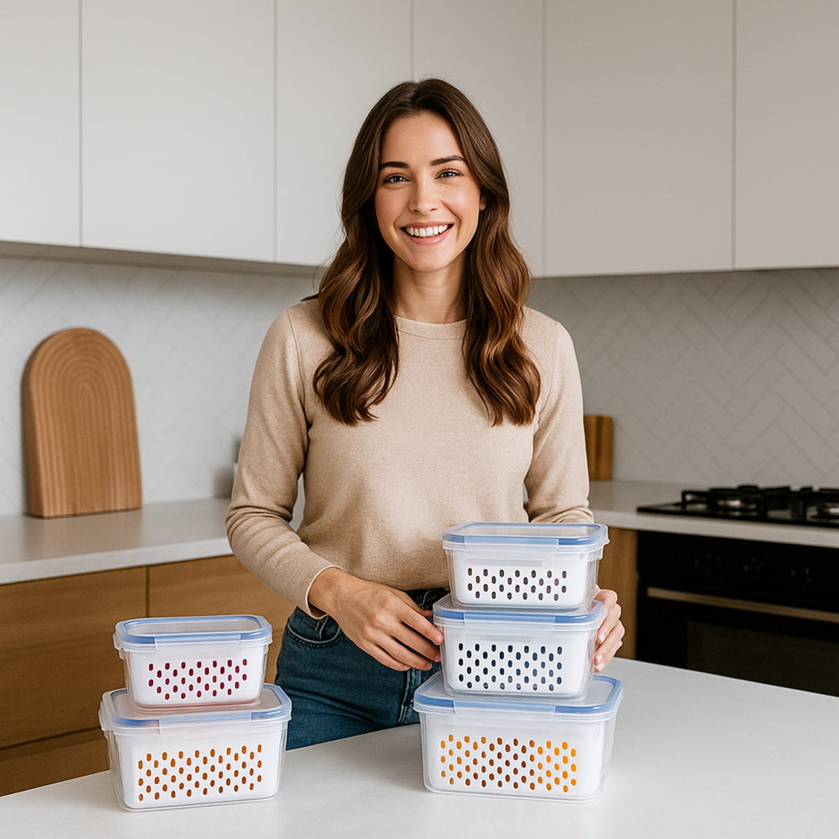 organizador de geladeira oganella yaybrasil