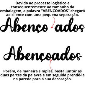 Kit 3 Quadros Decorativos + Frase Com 2 Mini Apliques de Coração Frase de Parede Quarto Ou Sala