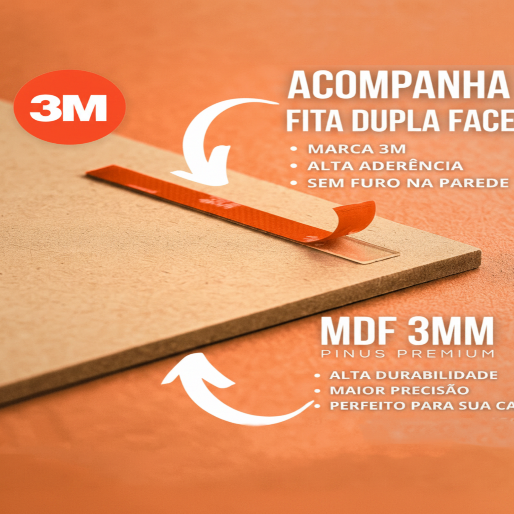 Frases Decorativas Abençoados por Deus + 6 Mini Corações Parede Quarto Sala Decoração MDF Bíblica