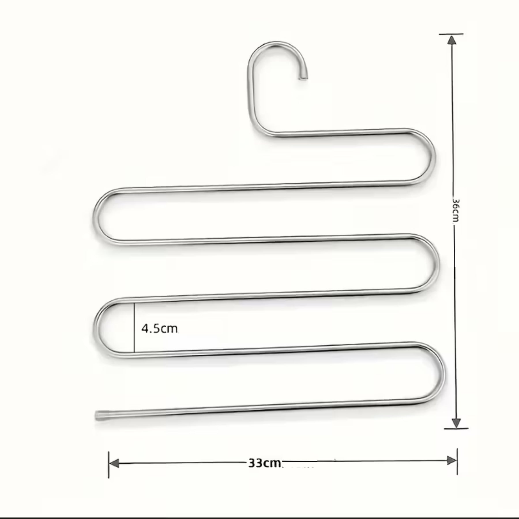cabide aco inox 5 em 1 slimspace yaybrasil