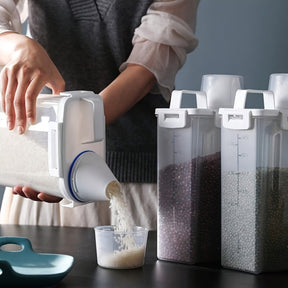 Pote Hermético Plástico com Medidor HermetiPro