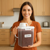 Pote Hermético Plástico com Medidor HermetiPro