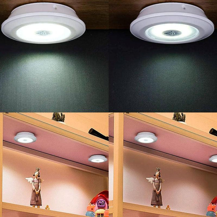 Spoty - 3 Lâmpadas Led Sem Fio Com Controle Remoto Que Iluminam Qualquer Ambiente Sem Reformas