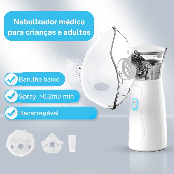 Health Care Inalador Nebulizador Clean Air - Ultra Silencioso