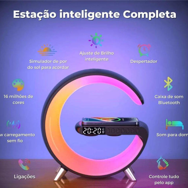 Luminária G-Speaker Smart - Multifuncional 5 em 1